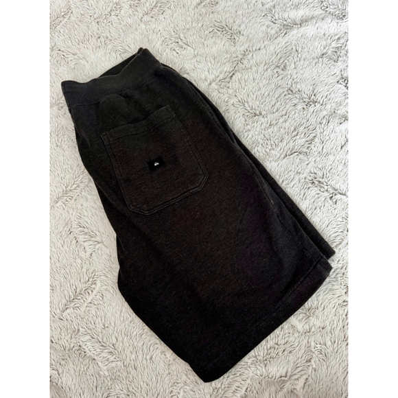 Quiksilver Dark Charcoal Grey Sweatshorts Men’s Size Medium - Picture 3 of 5